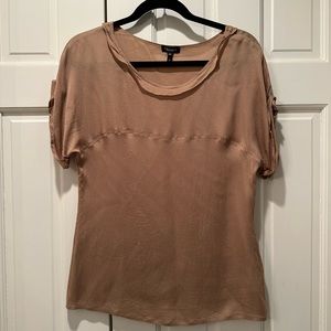 Escada - silk top size 34 - color bronze